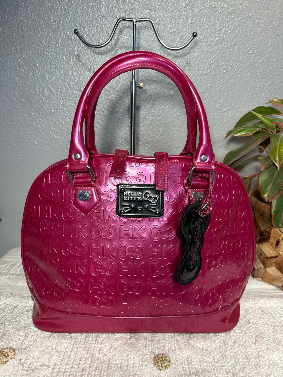 Loungefly Vintage Hello Kitty, Pink Embossed Domes Satchel