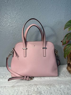Kate Spade Pink Saffiano Leather Dome Satchel