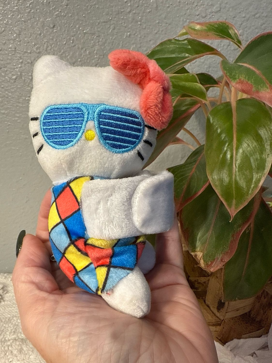 Hello Kitty, plush purse, pal bag, charm