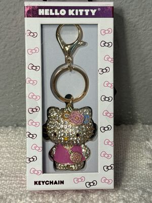 Sanrio Hello Kitty Crystal Keychain Purse, Charm New Inbox