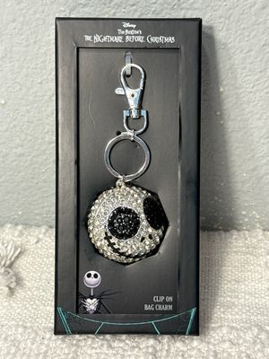 Disney’s Tim Burton The Nightmare Before Christmas Jack Skellington Clip On Bag Charm New Inbox