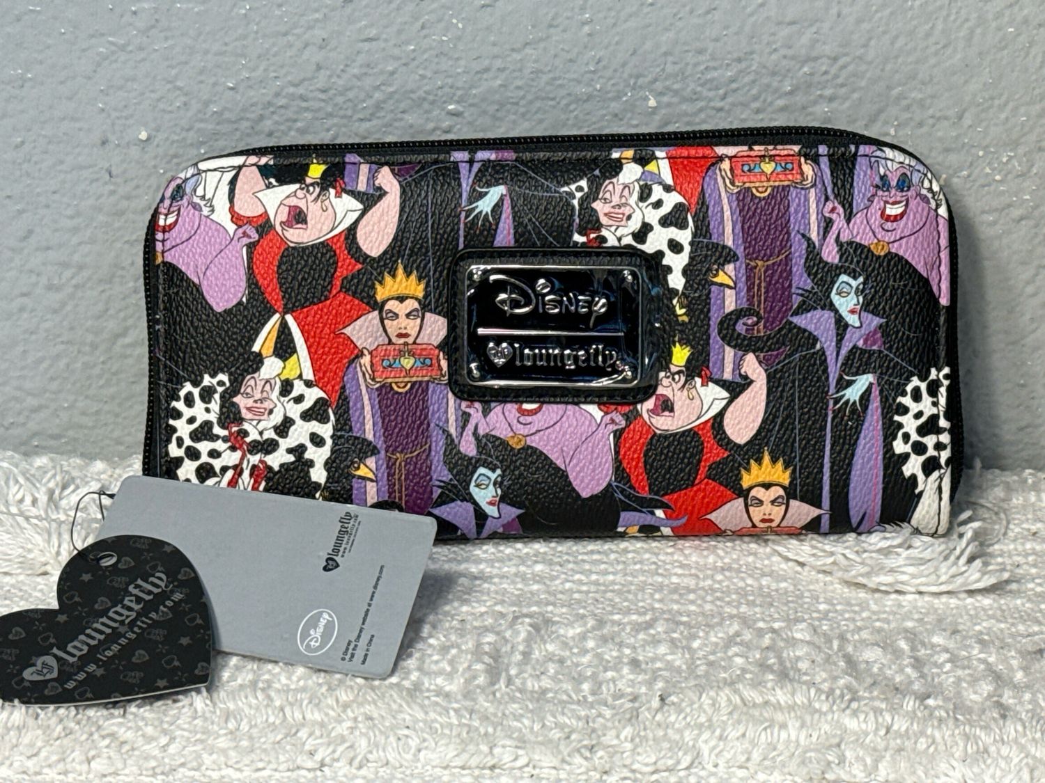 Disney Loungefly Villains Wallet New With Tags!