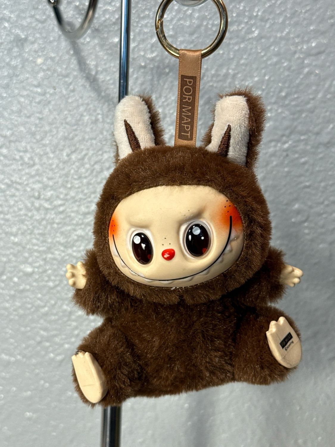 Lafufu Brown Monster Bag Charm