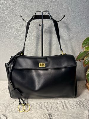 Unbranded Balenciaga Rodeo Inspired Black Leather Bag NWOT! Unbranded Balenciaga Rodeo Inspired Black Leather Bag NWOT!