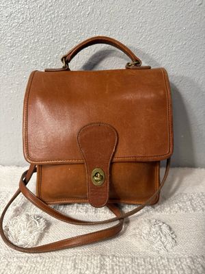 Extremely Rare Vintage Coach Station Bag MADE IN THE USA!