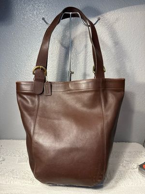 Coach Vintage Large Chocolate Brown Soho Duffel Made In Costa Rica