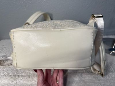 Disney’s Loungefly Beauty And The Beast Ivory Lace Backpack Purse