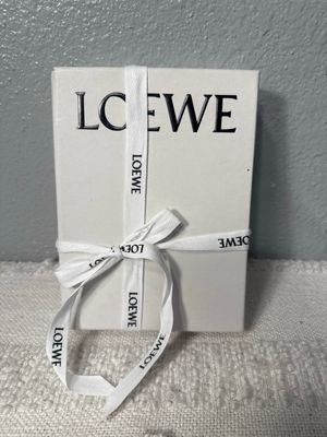 Loewe Black Leather Puzzle Card Wallet Full Inclusion NWT!
