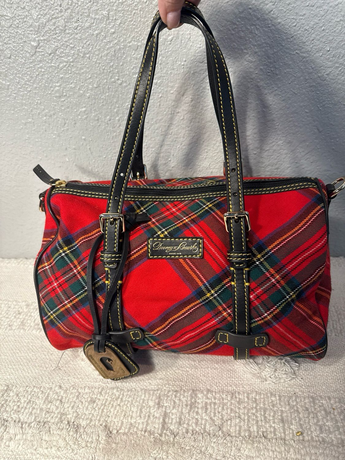 Dooney &amp; Bourke tartan handbag new without tags!