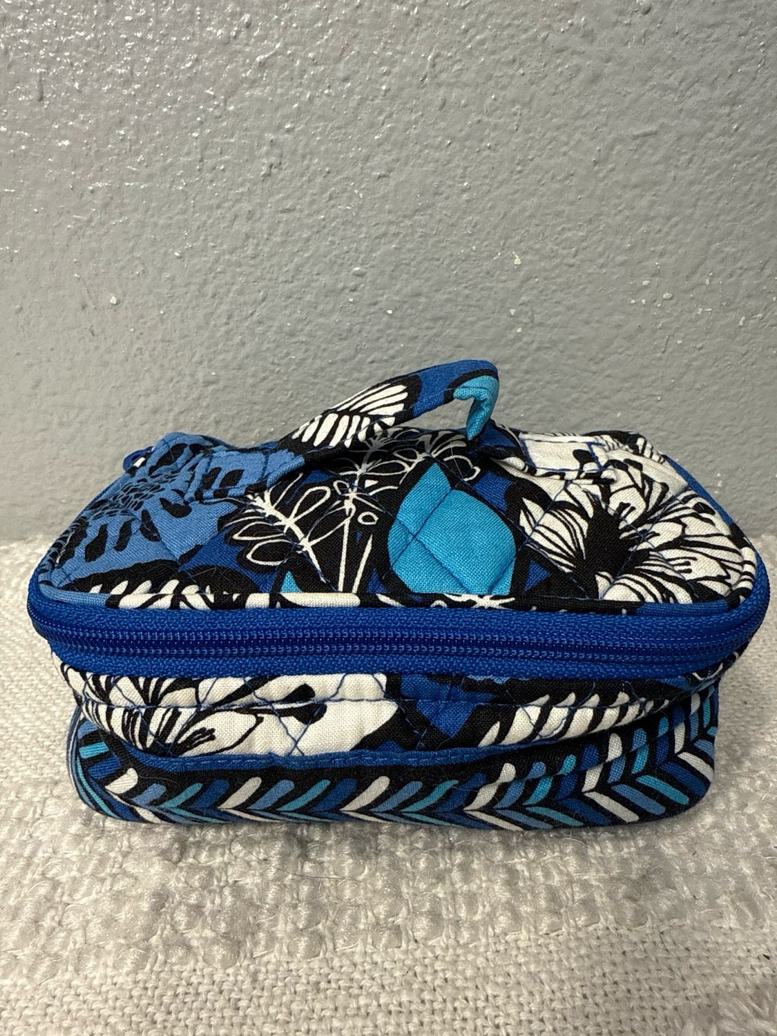 Vera Bradley, Blue Cosmetic, Or Jewelry Case New Without Tags!