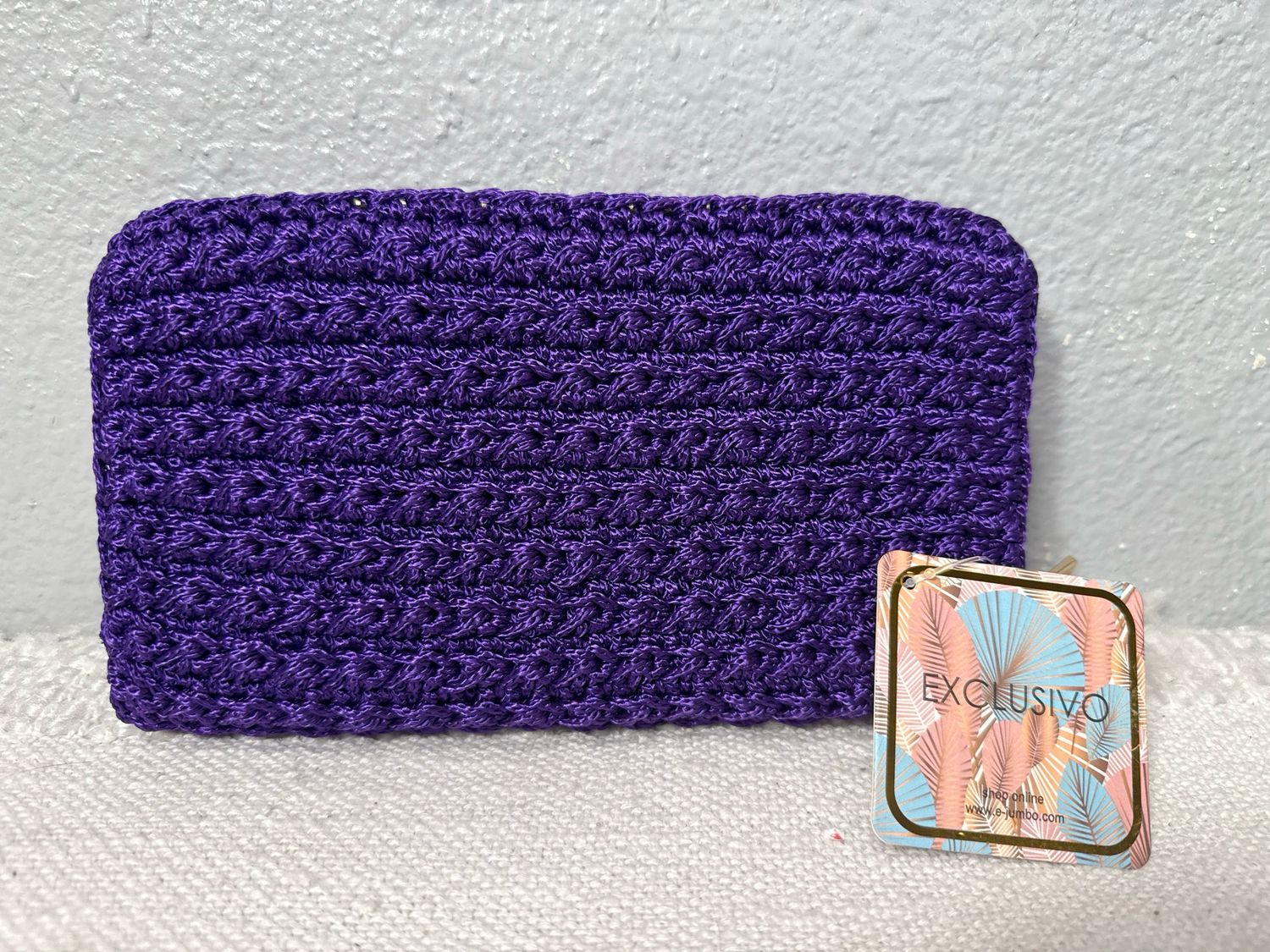 Exclusivo Purple, Crochet, Wallet, New With Tags!