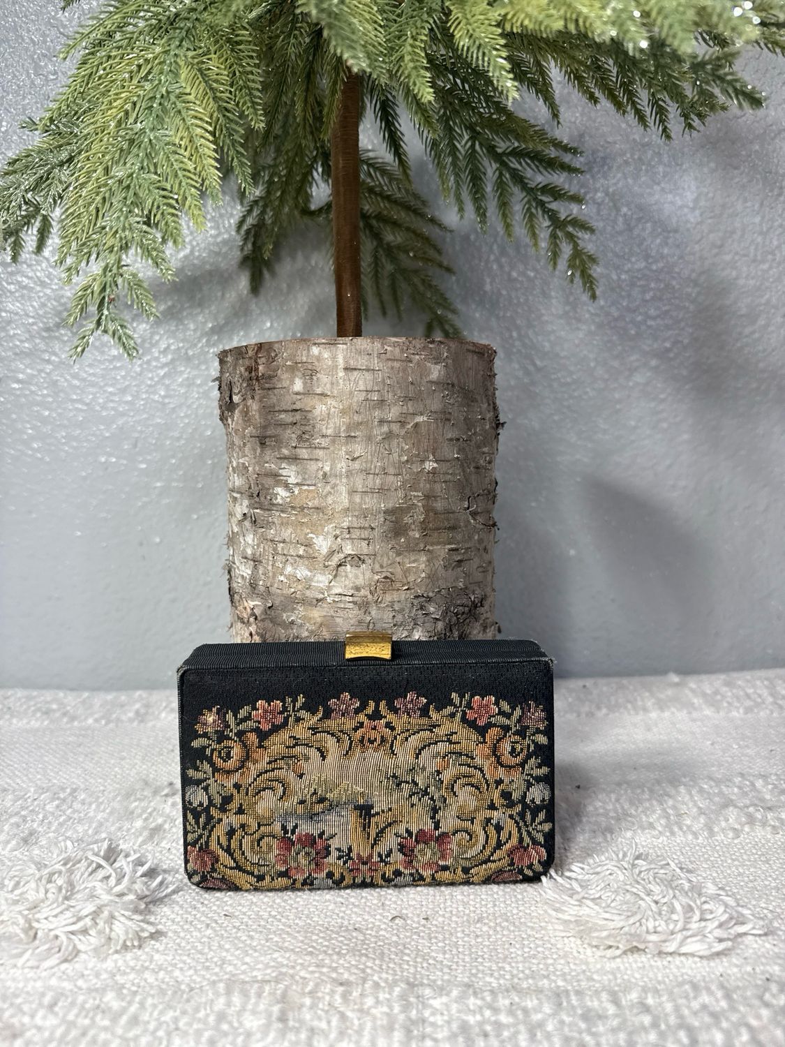 Vintage Tapestry, Wallet, Or Small Cosmetic Holder