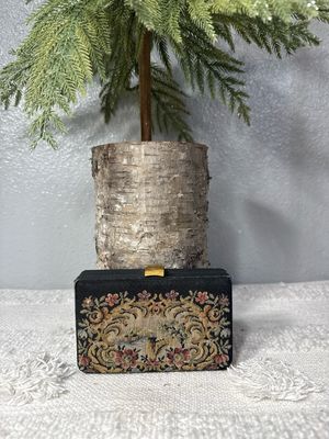 Vintage Tapestry, Wallet, Or Small Cosmetic Holder