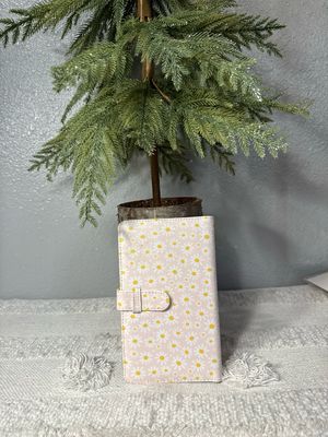 Unbranded, Pink Daisy, Vegan Leather Card Or Photo Holder