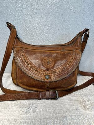 Patricia Nash Distressed Brown, Leather Cross Body