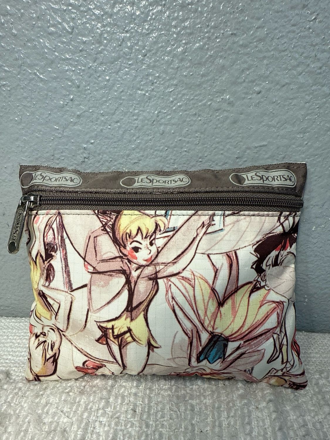 LeSportSac Collectors, Edition, Tinker Bell Catchall Cosmetic Bag RARE FIND!