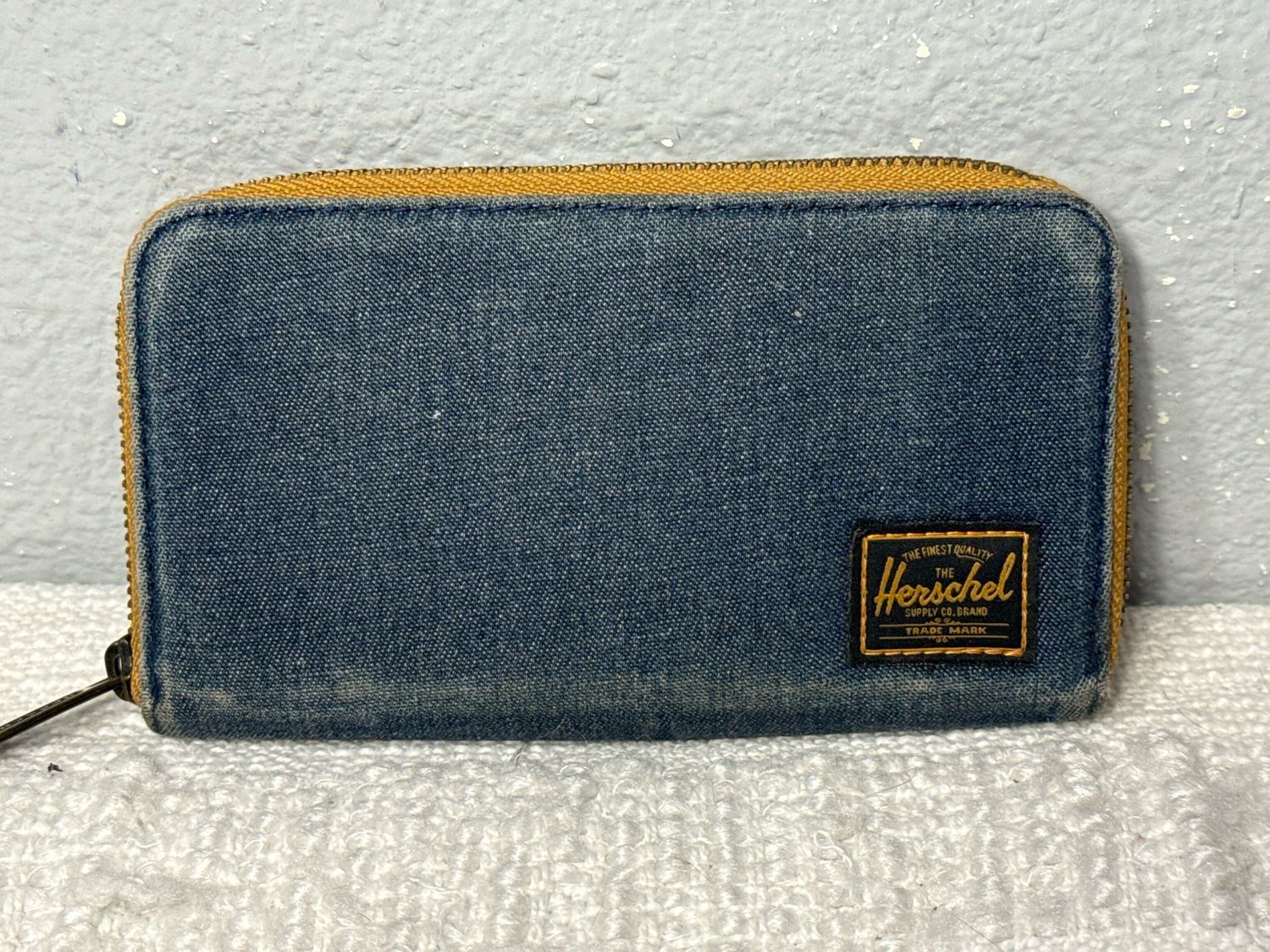 Herschel Vintage, Distressed Denim Wallet
