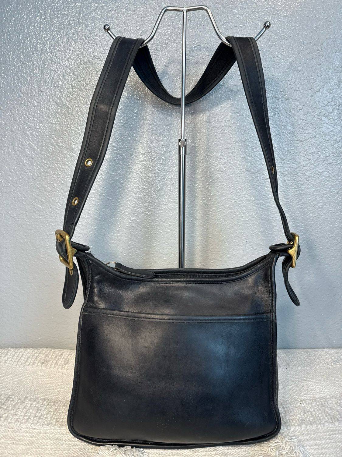 Coach Vintage Legacy Black Leather Shoulder Bag
