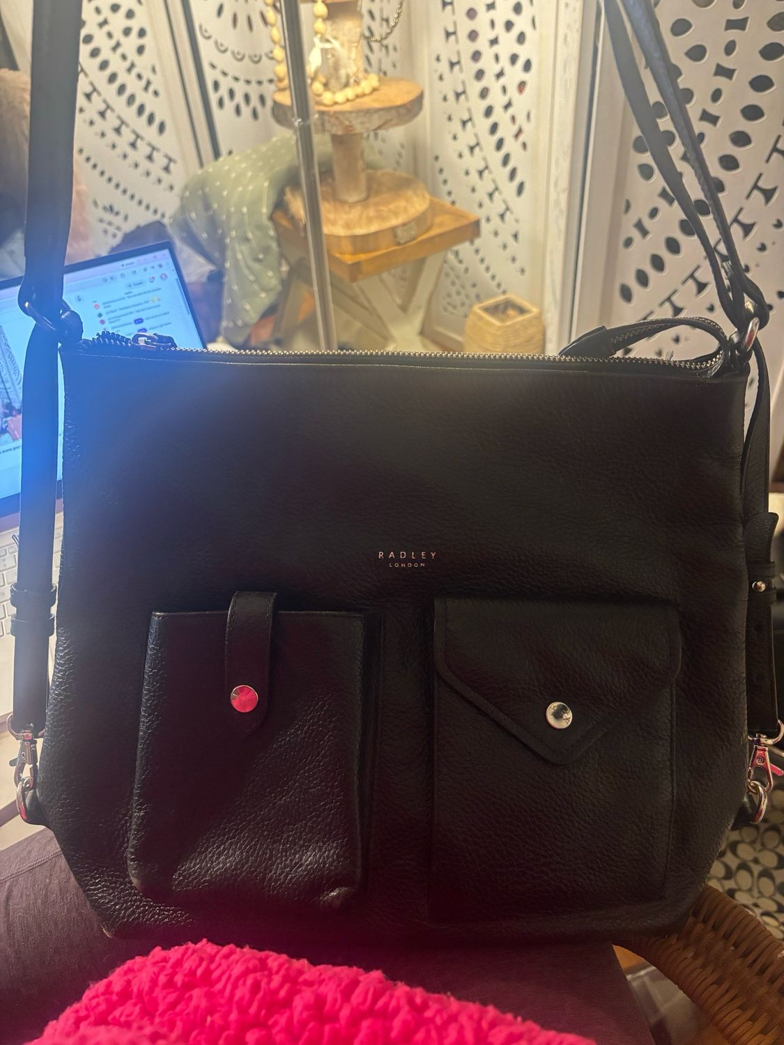 Radley London Black Leather Tote/Backpack