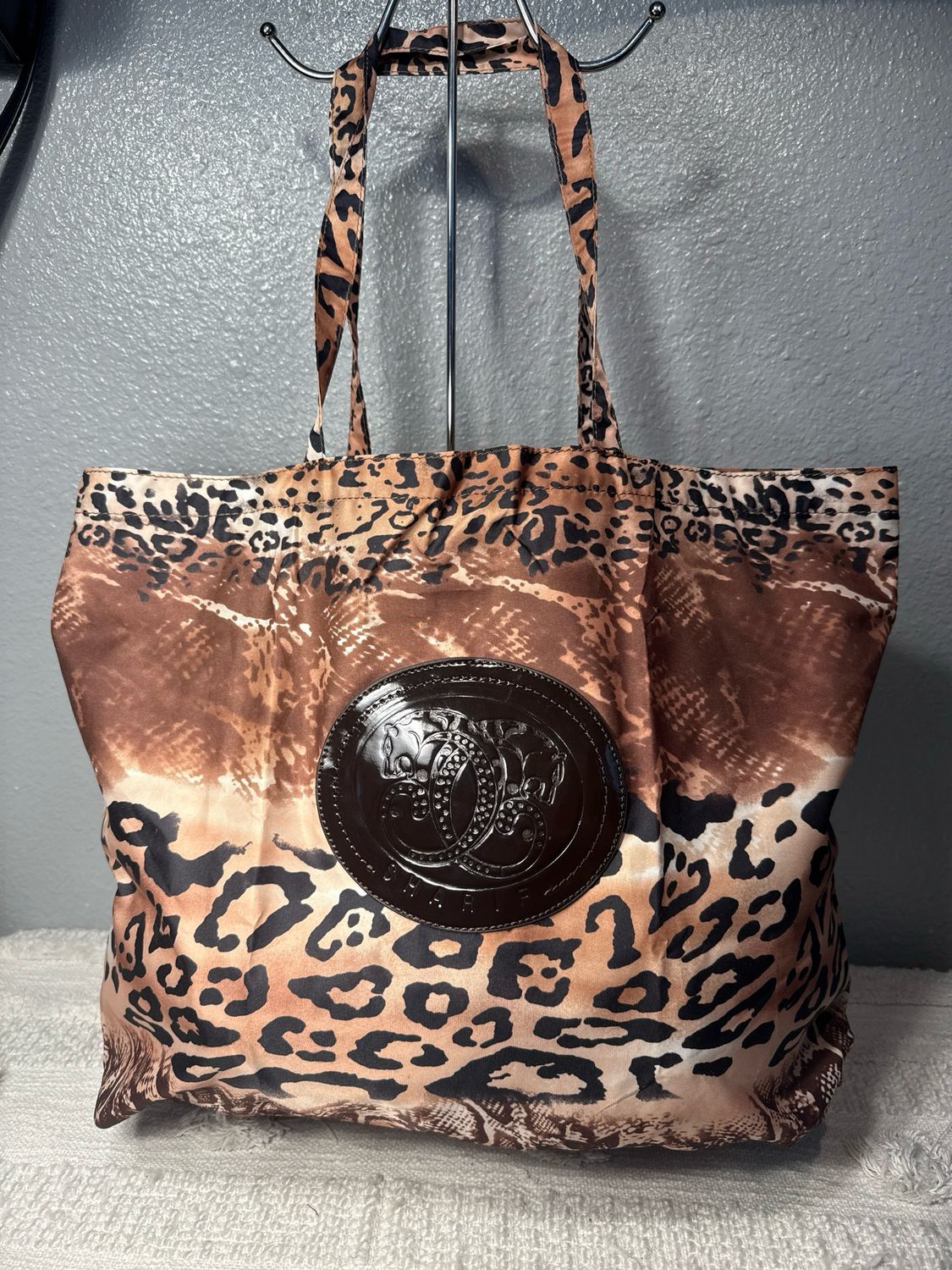 Sharif Large Nylon Animal Print Tote New Without Tags!