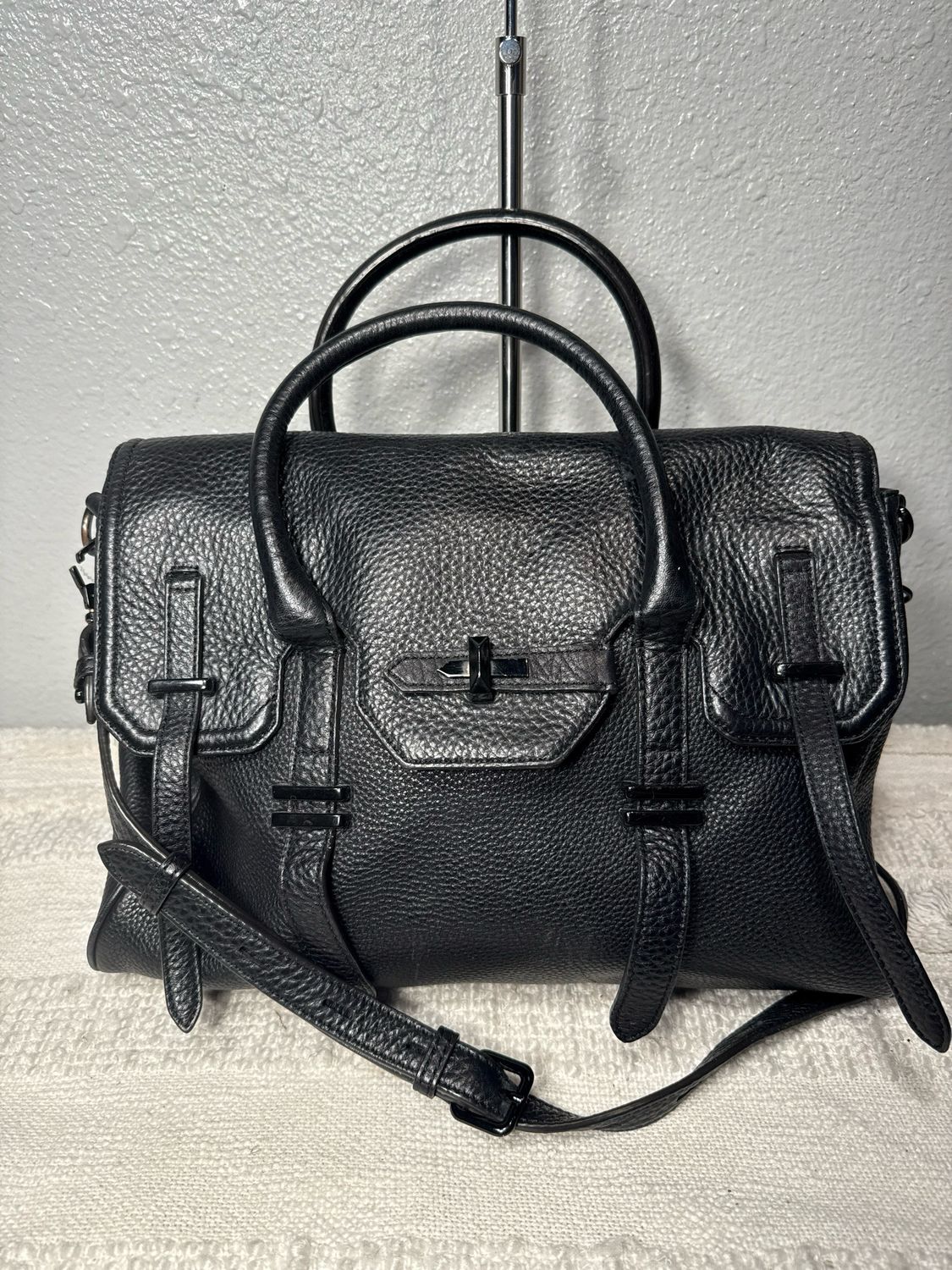 Rebecca Minkoff Black Leather Satchel