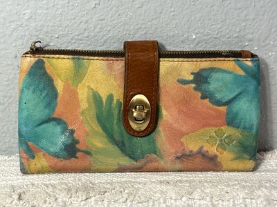 Patricia Nash Butterfly Leather Wristlet Wallet Patricia Nash Butterfly Leather Wristlet Wallet