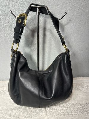 Coach Vintage Black Leather Soho Hobo