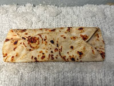 Unbranded Novelty, Nylon Tortilla, Pen Pouch, Or Cosmetic Brush Holder