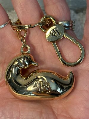 Dooney, &amp; Bourke, Gold, Toned Duck Bag Charm NWOT!