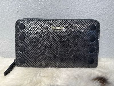 HAMMITT Gunmetal, Leather Wallet NWOT!
