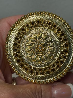 Gold Toned Pill Holder