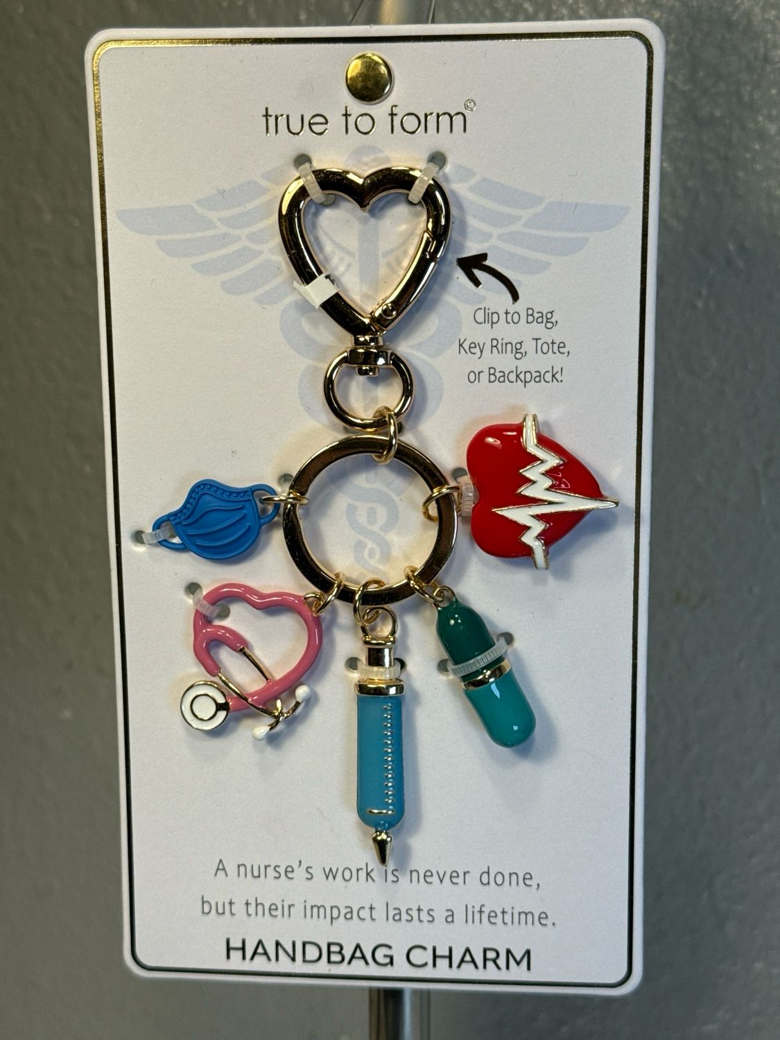 True To Form Nurses Or Doctors Handbag Charm