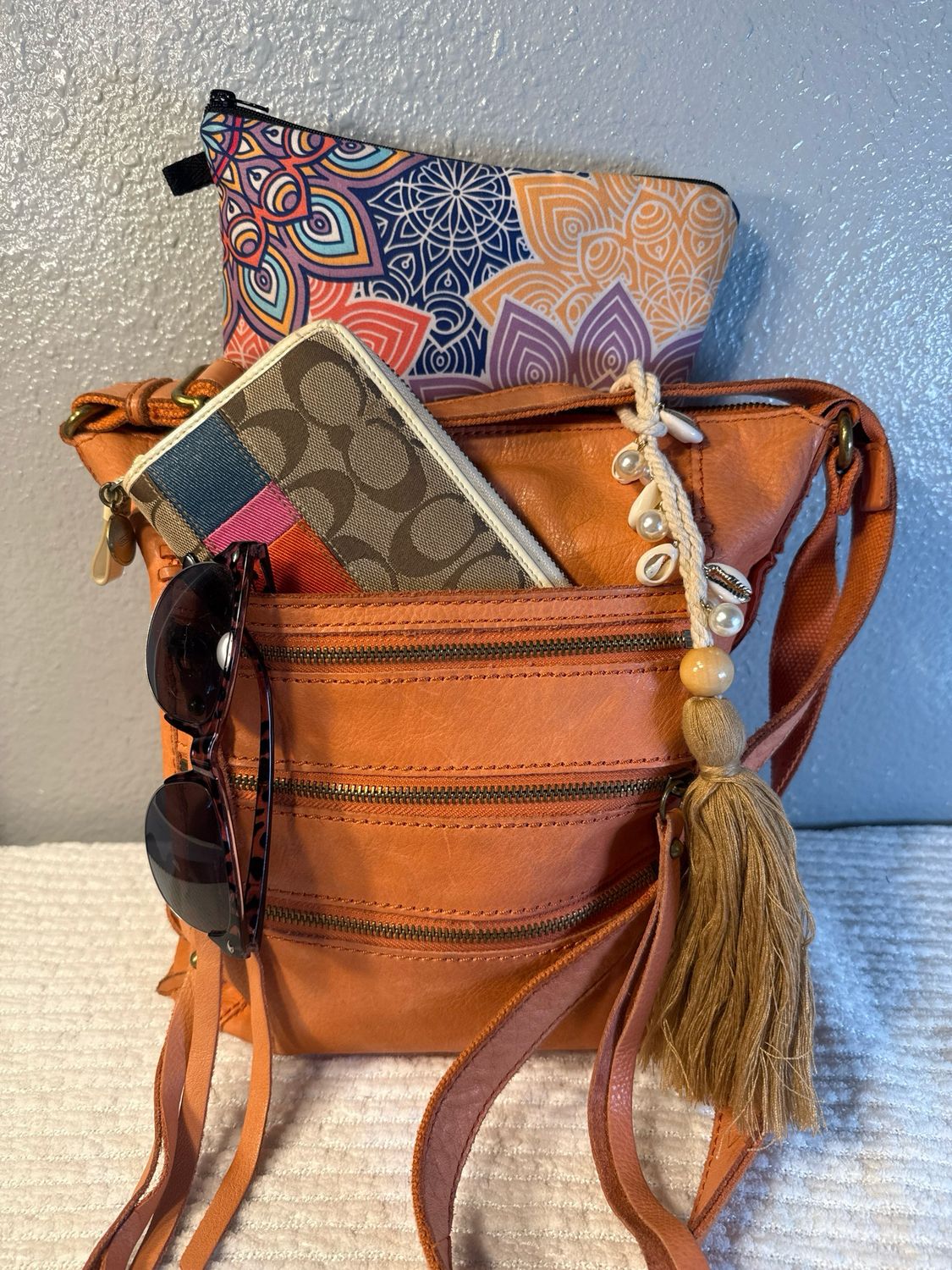 BUILD A BAG Lucky Brand Bag And Coach Wallet With Accessories Bundle