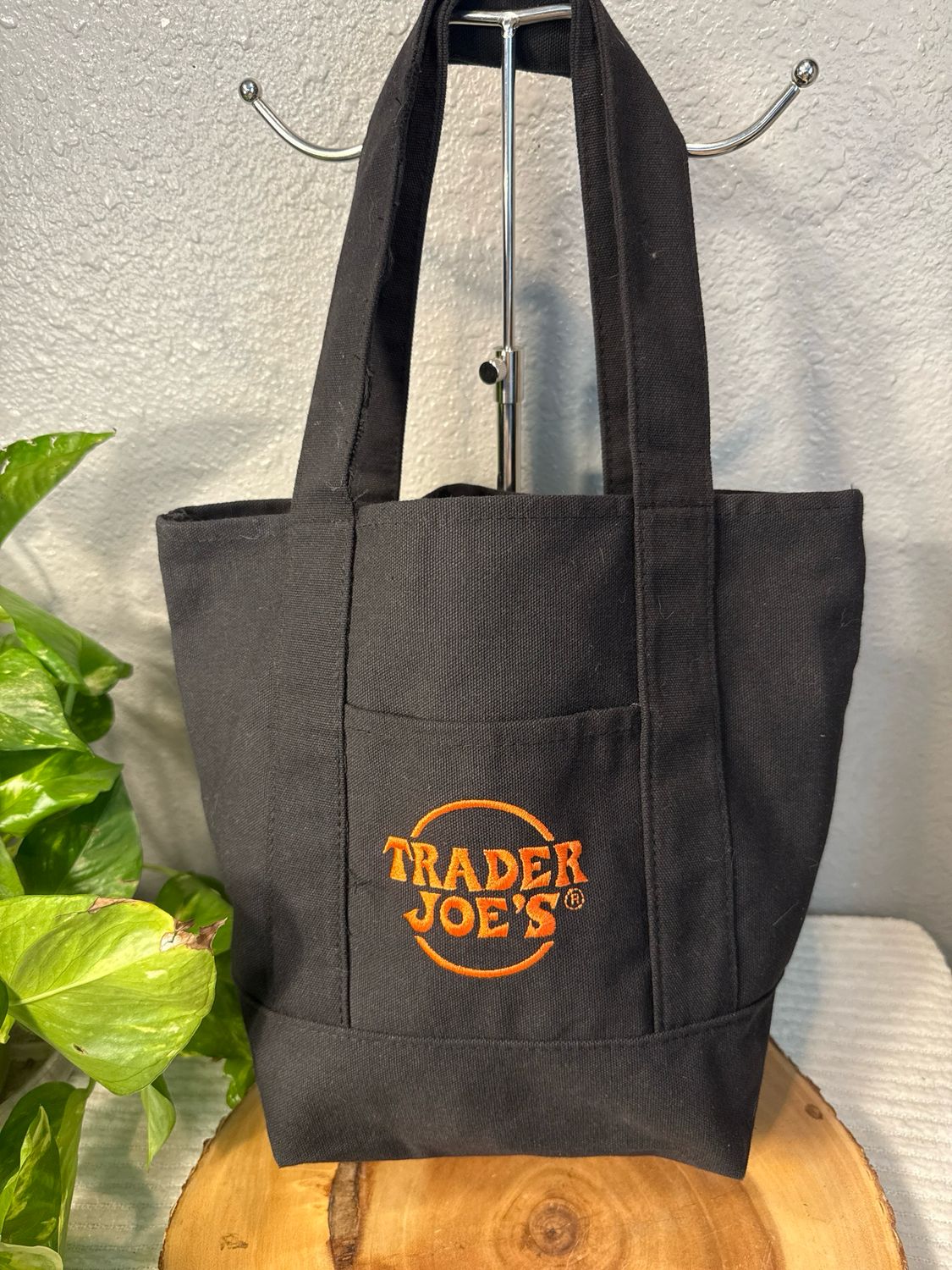 Trader Joe’s Fall Limited, Edition, Black And Orange Mini Tote