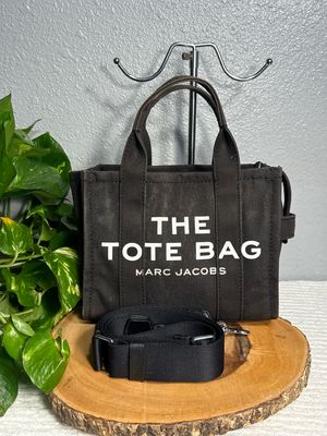 Marc Jacobs Black Canvas “THE TOTE” Satchel