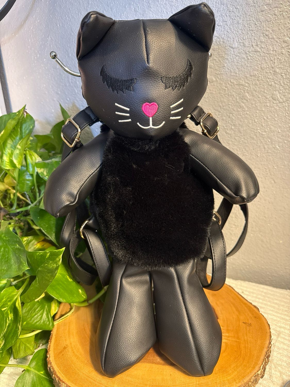RARE FIND Betsy Johnson Limited, Edition Black Cat Backpack Purse D. Pop $200 Mercari $120! NWOT
