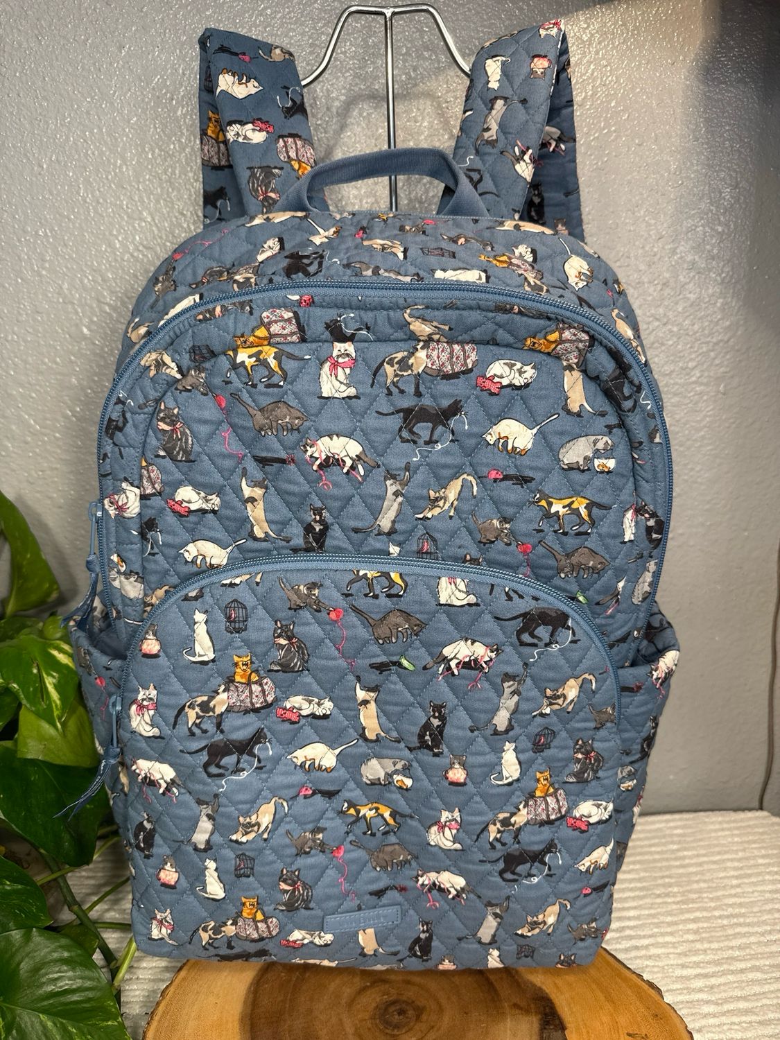 Vera Bradley, Large Quilted Kitty Cat Backpack