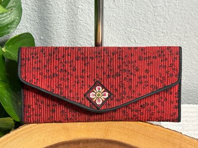 Maestro Ted And Black Floral Quilted Wallet