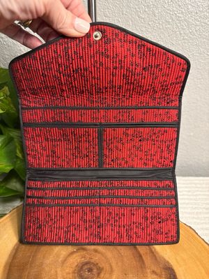 Maestro Ted And Black Floral Quilted Wallet