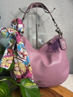 Coach Lavender Pebbled Leather Build A Bag New Without Tags!