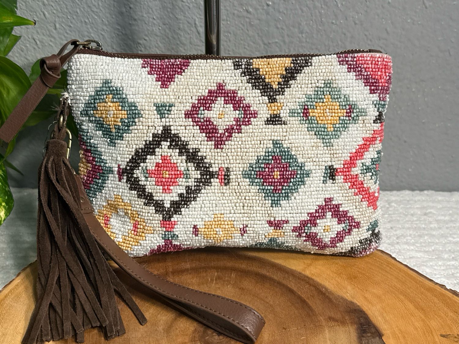 Shyanne Beaded Wristlet Wallet