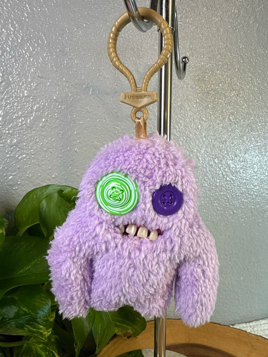 Fuggler Lavender Plush Bag Charm Or Keychain