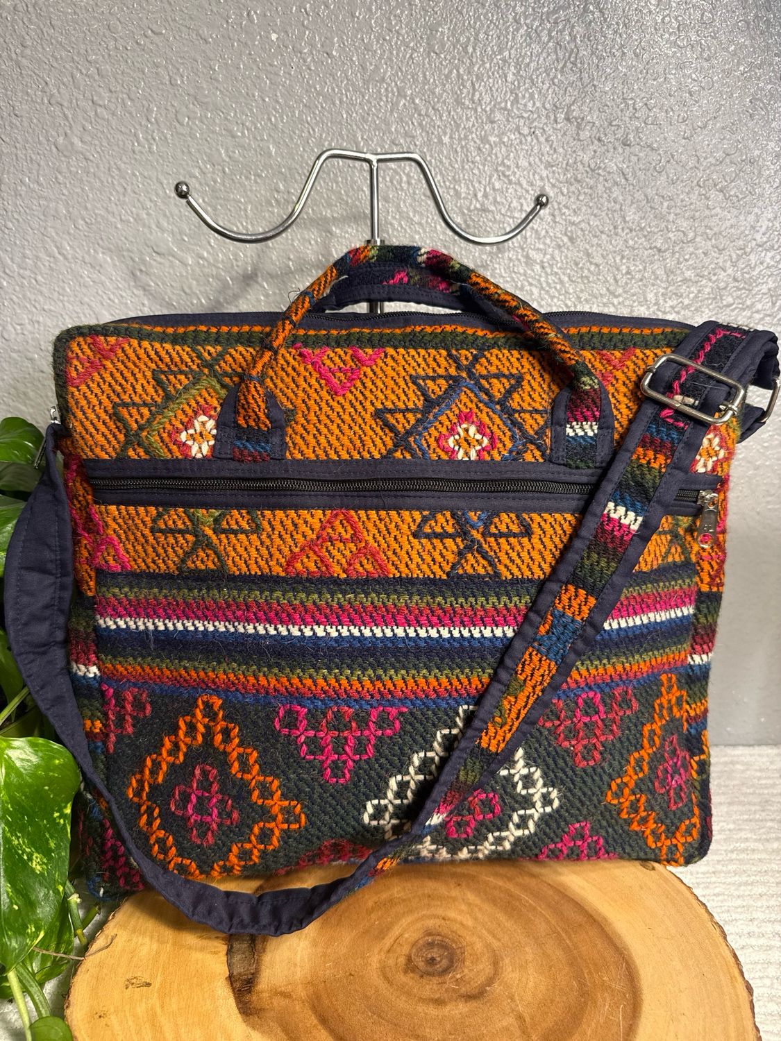 Unbranded Boho Wool Tapestry Purse/Laptop Case? NWOT