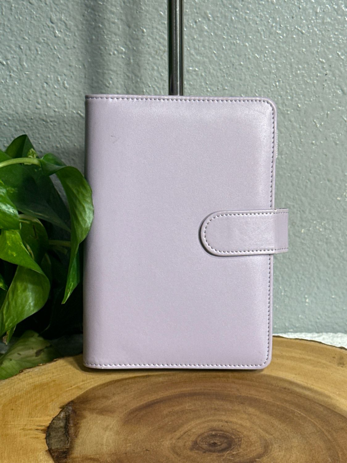 Unbranded Lavender Vegan Leather Money Organizer Wallet