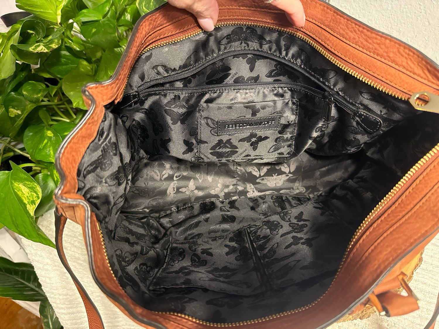 Rebecca Minkoff Rust, Brown,nubuck Leather Satchel LIKE NEW