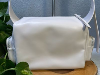 Like Dreams, Vegan Chalk, Leather, Cargo, Shoulder Bag New With Tags
