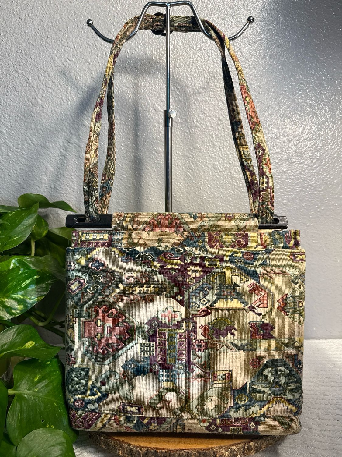 Toby, Weston Vintage Tapestry Tote Like New