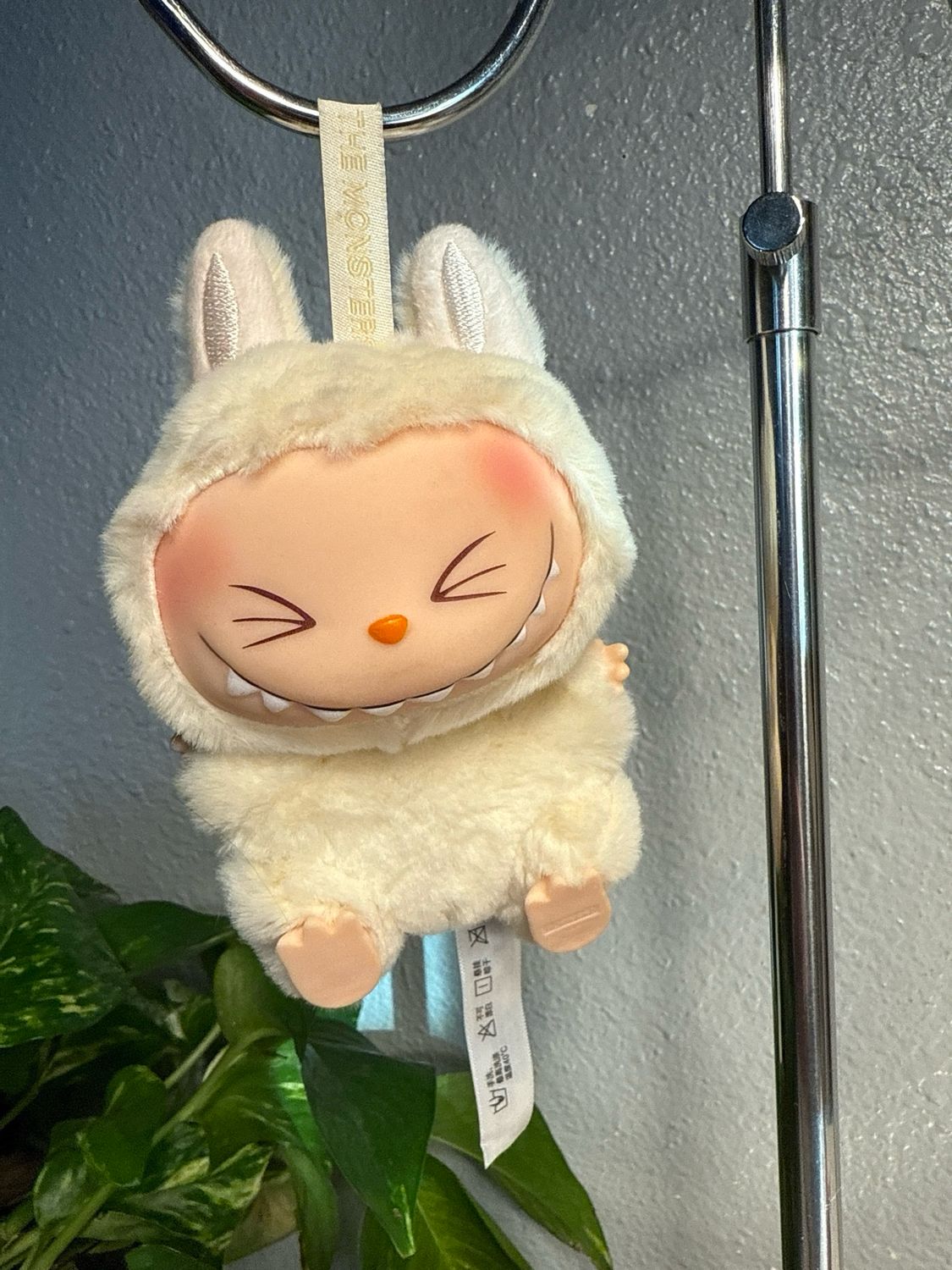 La BuBu Beige Monster Bag Charm