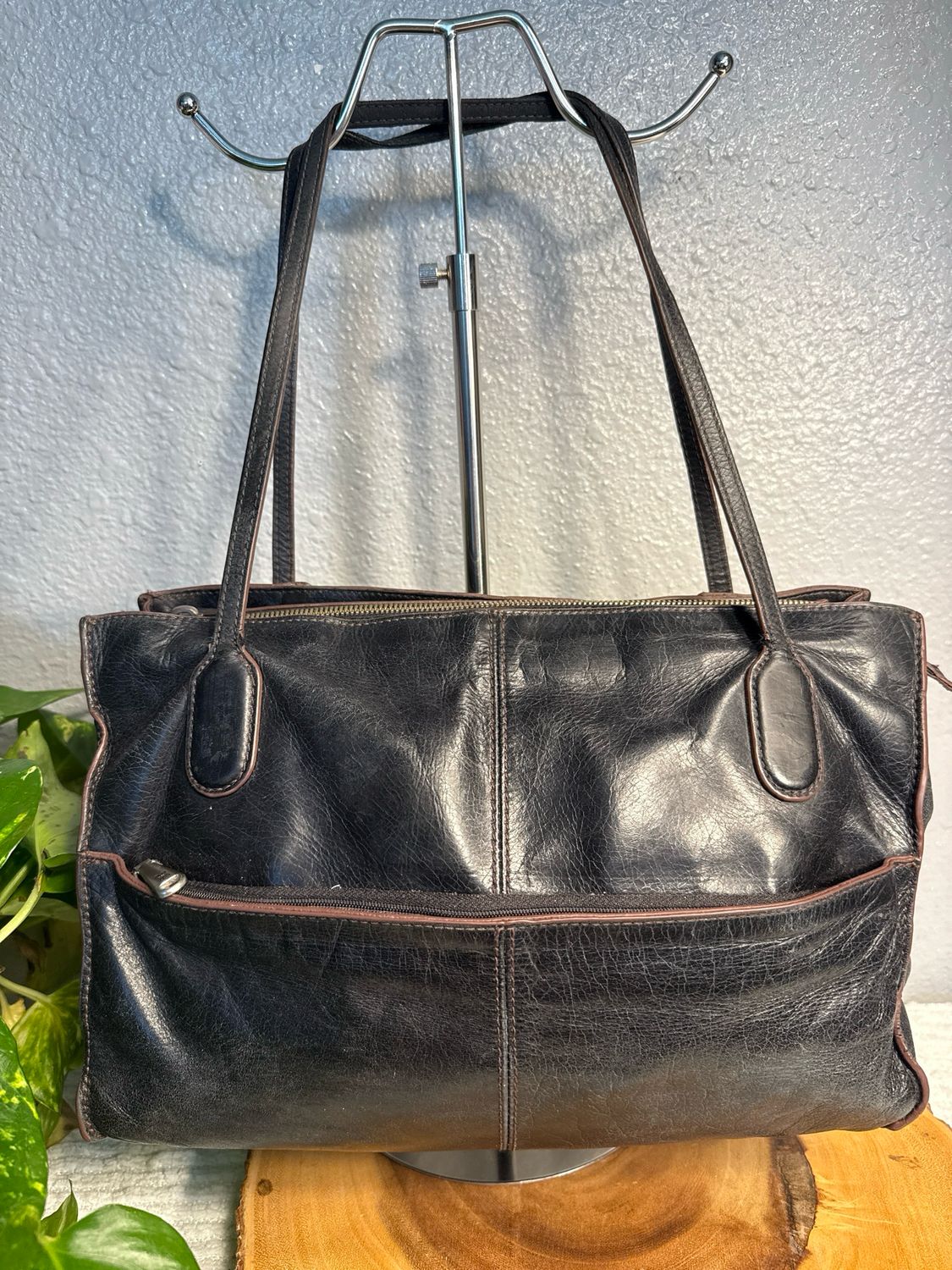 Hobo International Vintage Brownish, Black Shoulder Bag