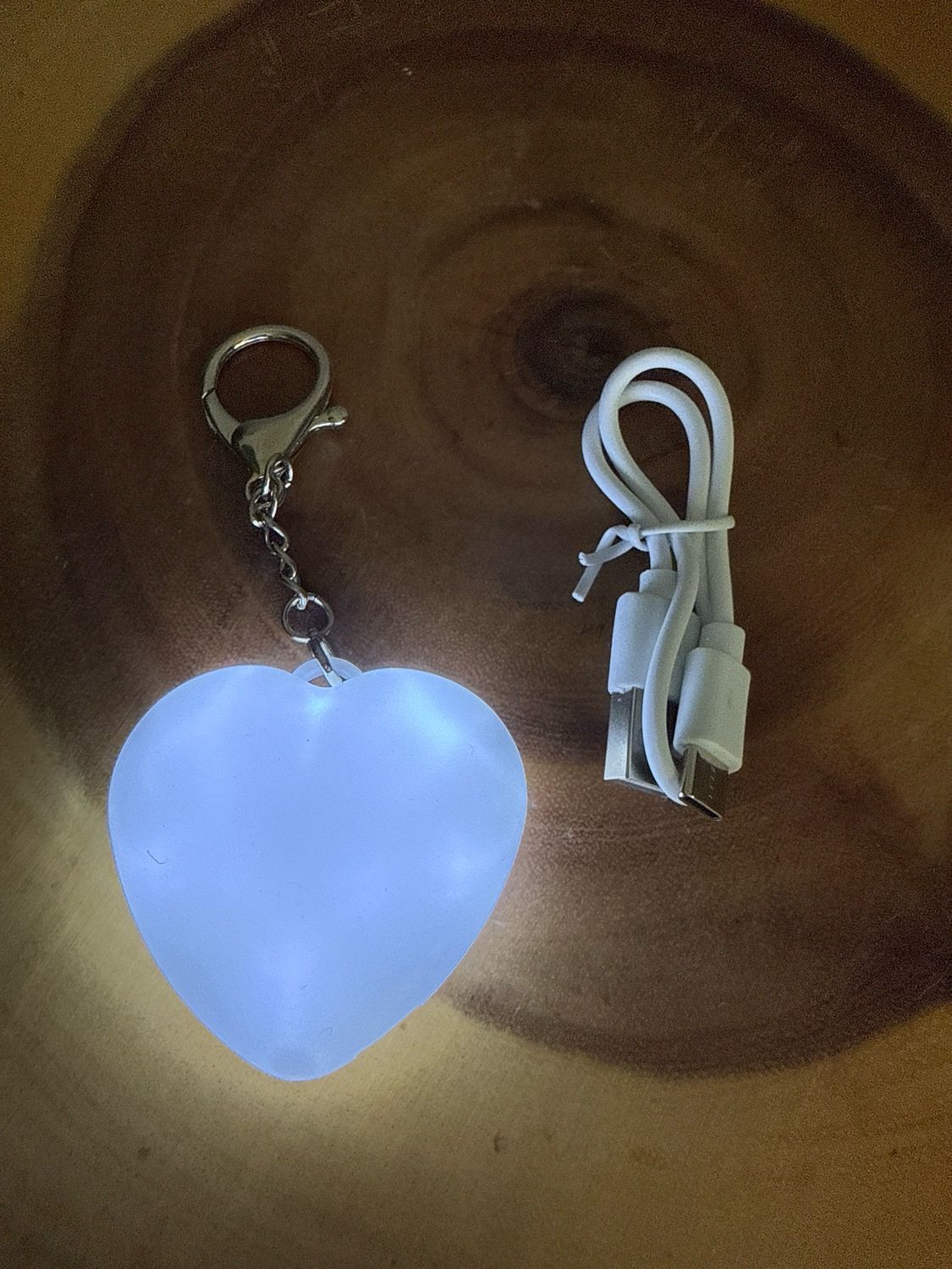 Heart Shaped Touch, Light Purse, Light, Rechargeable, Bag, Charm